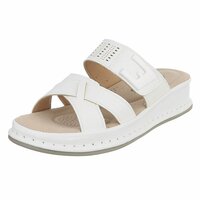Dames medi comfort slippers - wit
