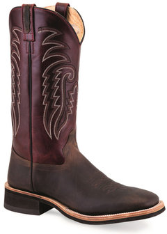 Heren western laarzen / cowboy boots echt leder - red brown