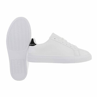 Dames sneakers / lage gympen - wit / zwart