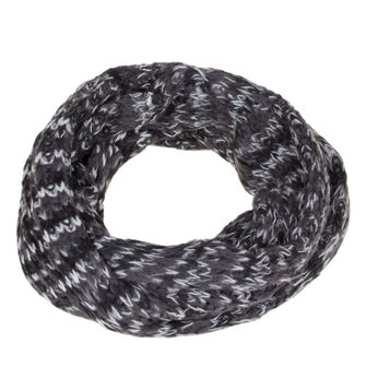 Dames kolsjaal / loop sjaal multicolor - zwart / grijs