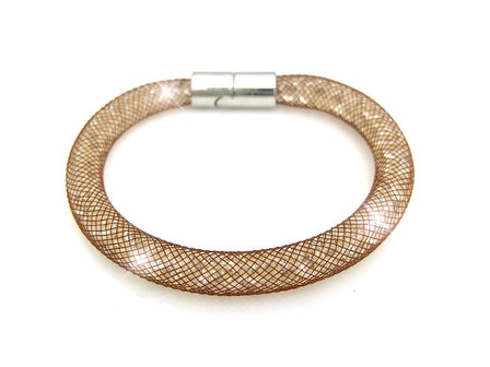 Stardust strass armband - goud / champagne