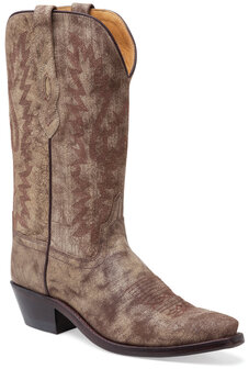 Dames western laarzen / cowboy boots echt leder - beige crackle