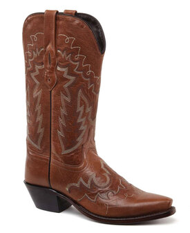 Dames western laarzen / cowboy boots echt leder - tan milled canyon