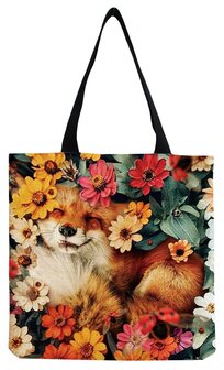 Shopper boodschappentas met print - vos