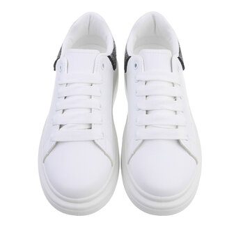 Dames sneakers - wit / zwart
