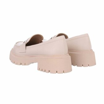 Dames loafers / lage instappers - beige