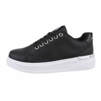 Dames sneakers / lage gympen - zwart