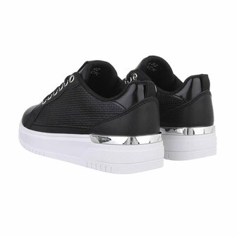 Dames sneakers / lage gympen - zwart