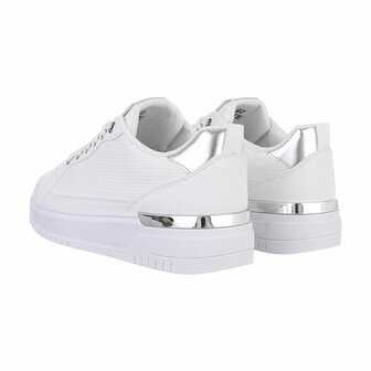 Dames sneakers / lage gympen - wit