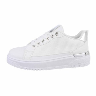 Dames sneakers / lage gympen - wit