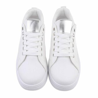 Dames sneakers / lage gympen - wit