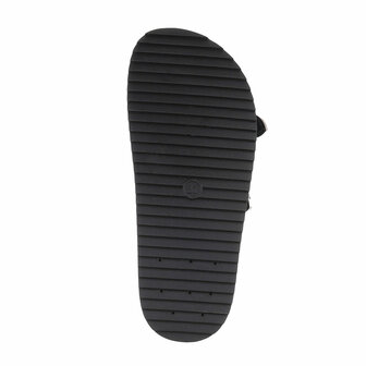 Dames slippers met studs - zwart
