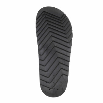 Dames slippers met studs - zwart