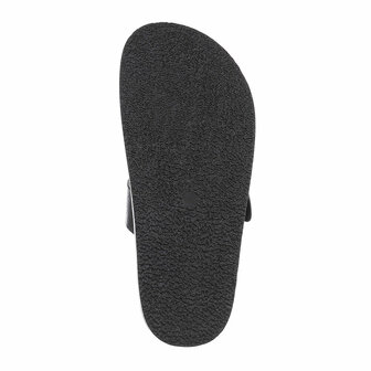 Dames slippers met studs - zwart