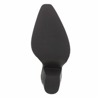 Dames cowboy enkellaarzen / western laarsjes met franjes - donker bruin