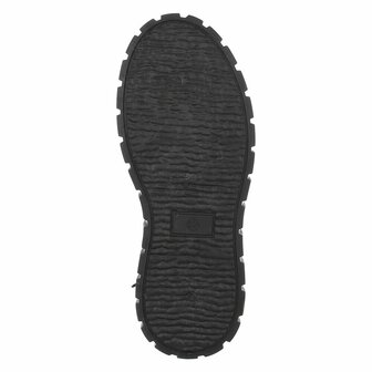 Dames veterboots / laarzen met veters - zwart panterprint