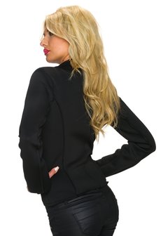 Dames blazer jasje - zwart