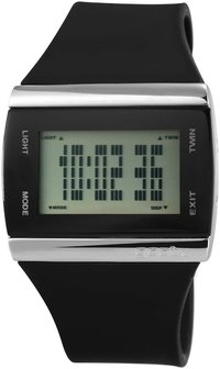 Gooix digitaal horloge met rubberen band - zwart