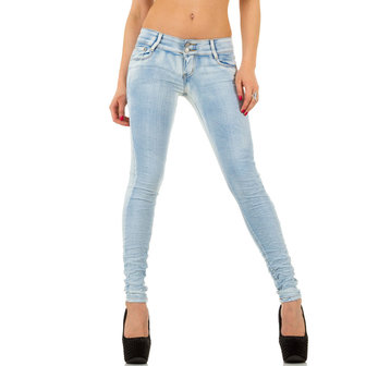 Dames spijkerbroek / skinny jeans - blauw