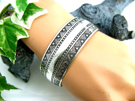 Dames armband / slavenarmband - aztec