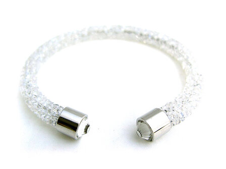 Crystaldust dames armband - wit