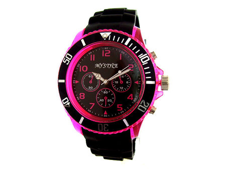MY Style horloge - fluor / neon roze