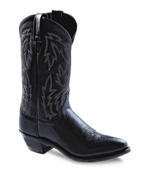 Dames western laarzen / cowboy boots echt leder - black