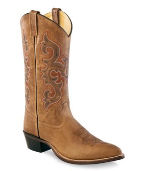 Heren western laarzen / cowboy boots echt leder - tan fry