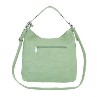Dames tas / handtas met afneembare schouderband - groen