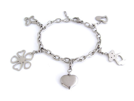 Bedelarmband edelstaal