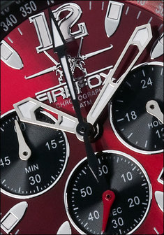 FireFox Chronograph AIRFIGHTER FFS02-105 red