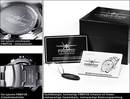FireFox Chronograph HEAVY ANVIL FFS155-A silver