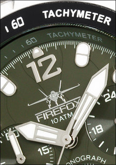 FireFox Chronograph RUBBER BOY FFS14-115 olive / green