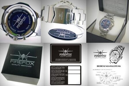 FireFox Chronograph TRAVELER FFS30-103 blue