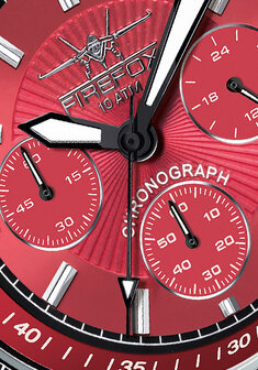 FireFox Chronograph AIRLINER FFS04-105B red