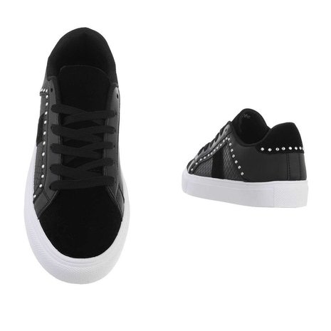 Dames sneakers / lage gympen - zwart