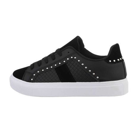 Dames sneakers / lage gympen - zwart