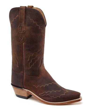 Dames western laarzen / cowboy boots echt leder - brown