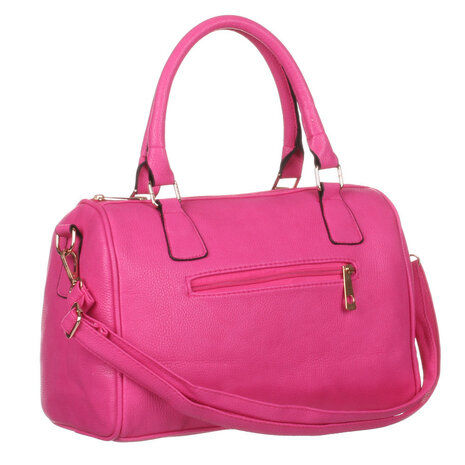 Dames tas / handtas middelgroot - fuchsia
