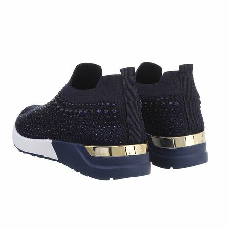 Donkerblauwe instappers dames online