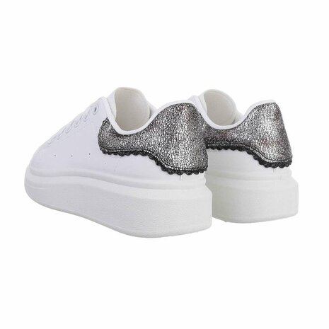 Dames sneakers - wit / zwart