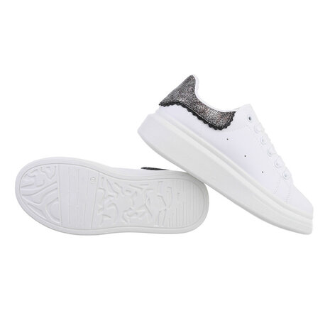 Dames sneakers - wit / zwart