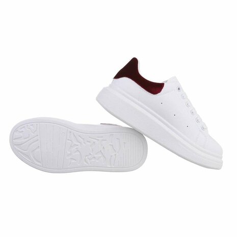 Goedkope sneakers wit best sale