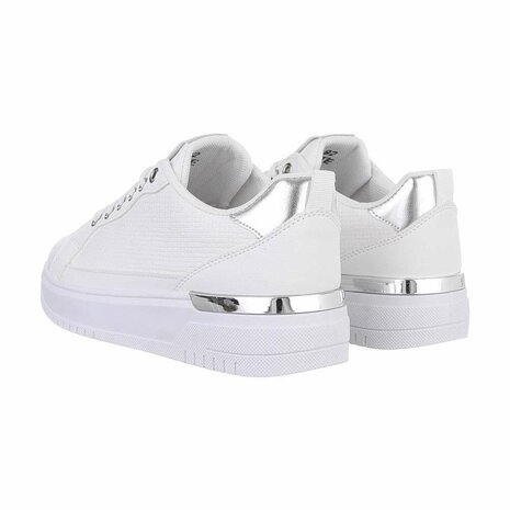 Dames sneakers / lage gympen - wit