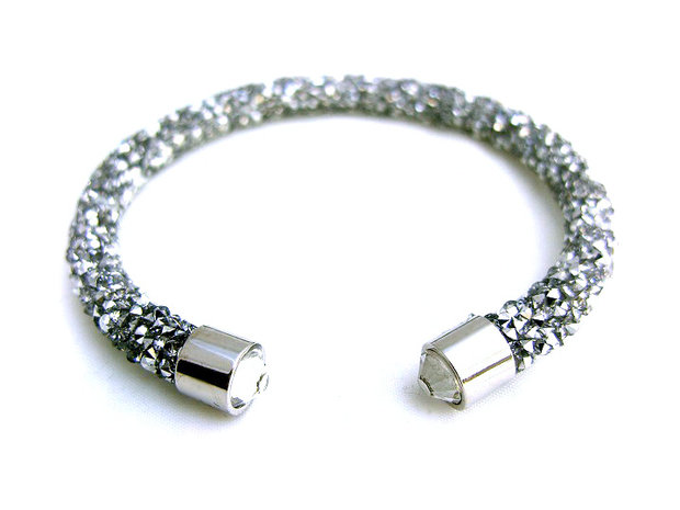 Crystaldust dames armband - zilver