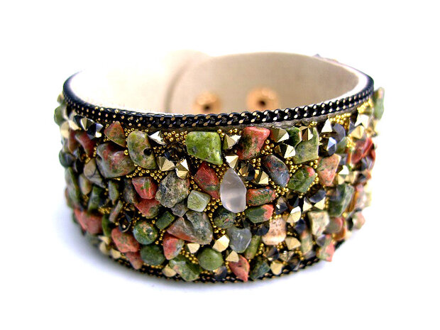 Dames armband met natuursteen - unakiet