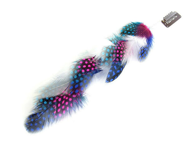 Feather extensions / clip-in featherlocks 25-30cm