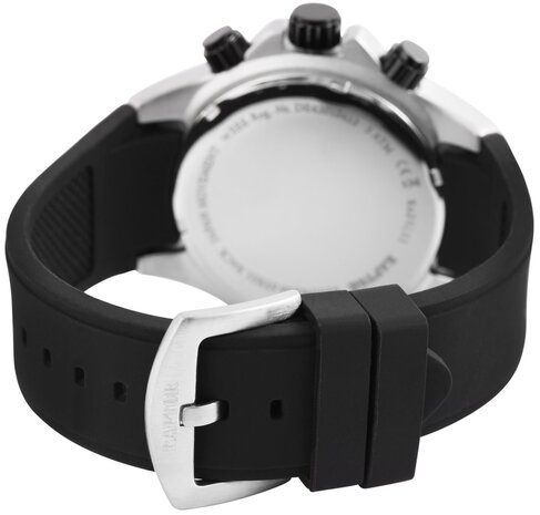 Raptor Watches herenhorloge met rubberen band - zwart / zilver