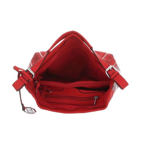 Dames tas / handtas met afneembare schouderband - rood