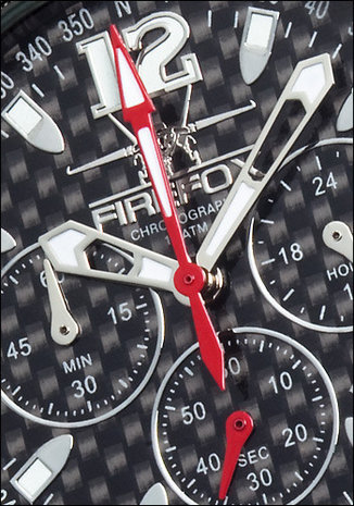 FireFox Chronograph AIRFIGHTER FFS02-102 black / carbon